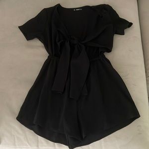 shein black mini romper